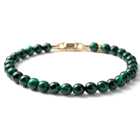 БРАСЛЕТ W&W GREEN JADE 6 MM_
